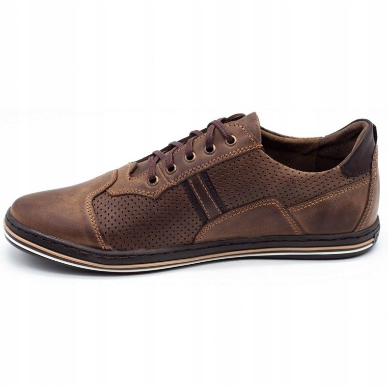 Polbut Scarpe casual da uomo 1801P marrone 1