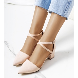 Décolleté beige sul palo Hyde 1