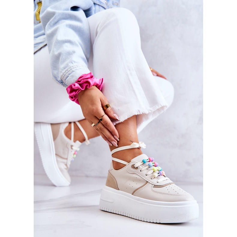 PS1 Scarpe sportive da donna Sneakers Beige Manila 1
