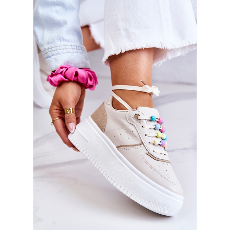 PS1 Scarpe sportive da donna Sneakers Beige Manila 2