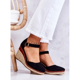 PS1 Espadrillas Nere Da Donna Con Zeppe Tamarill nero 1