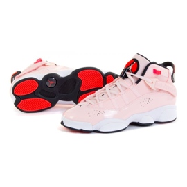 Nike Jordan 6 Anelli (GS) W 323419-602 multicolore rose e viola 1
