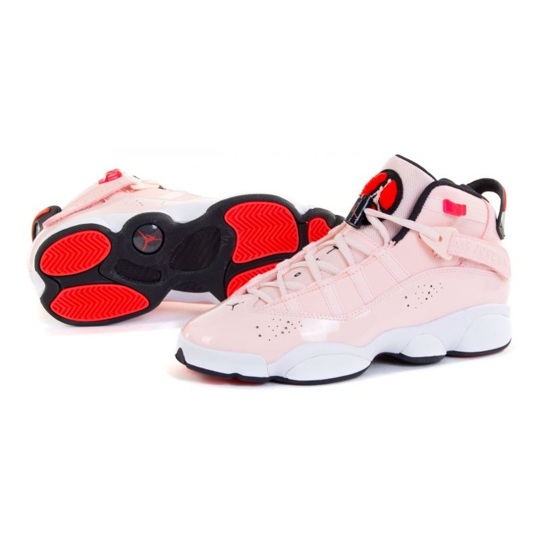 Nike Jordan 6 Anelli (GS) W 323419-602 multicolore rose e viola 1