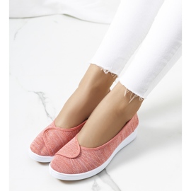 Ballerine rosa sulla zeppa Drost 1