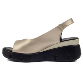 Sandali in pelle Filippo DS3595/22 Go golden d'oro 1