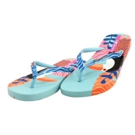 Infradito Tukan Ipanema 26635 Blu / Arancio arancia rosa 3
