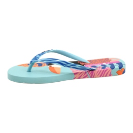 Infradito Tukan Ipanema 26635 Blu / Arancio arancia rosa 2