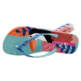 Infradito Tukan Ipanema 26635 Blu / Arancio arancia rosa 5