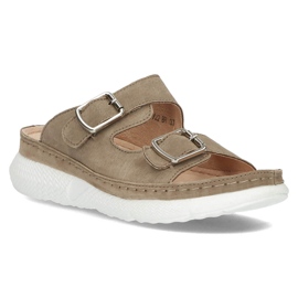 Ciabatte in pelle Filippo DK3516/22 Br marrone 1