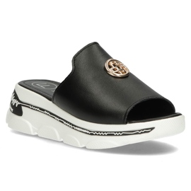 Ciabatte in pelle Filippo DK3872 / 22 Bk nere nero 1