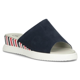 Ciabatte in pelle Filippo DK3615/22 Nv blu navy 1