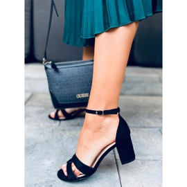 Sandali con tacco Moly Black nero 1