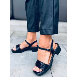 Sandali con tacco alto di Sharon Black nero 1