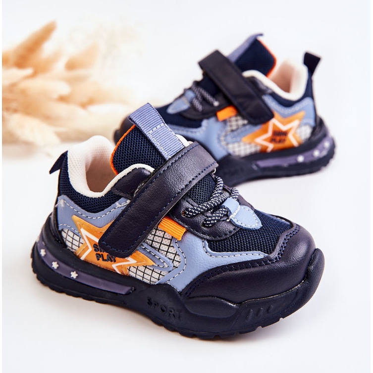 PJ2 Scarpe sportive leggere da bambino Mobby blu navy 2