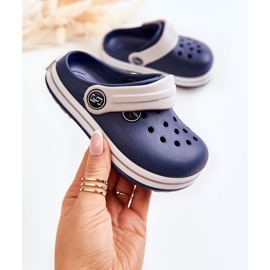 Comode pantofole per bambini Crooks Navy Colly blu navy 1