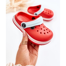 Comode pantofole per bambini Crocs Red Colly rosso 1