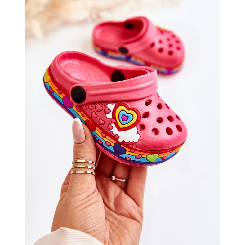 Ciabatte per bambini in schiuma Crocs Red Charie rosso 1