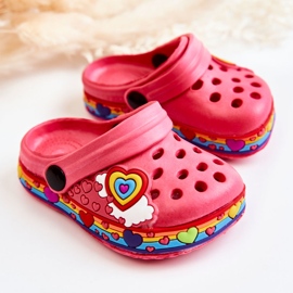 Ciabatte per bambini in schiuma Crocs Red Charie rosso 2