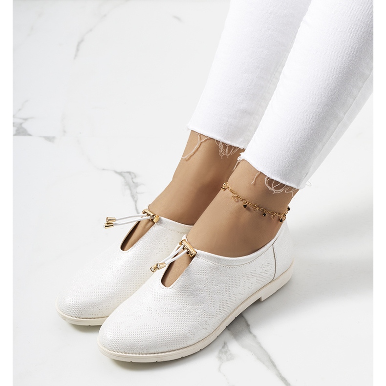 Scarpe da donna bianche di Bech bianca 1