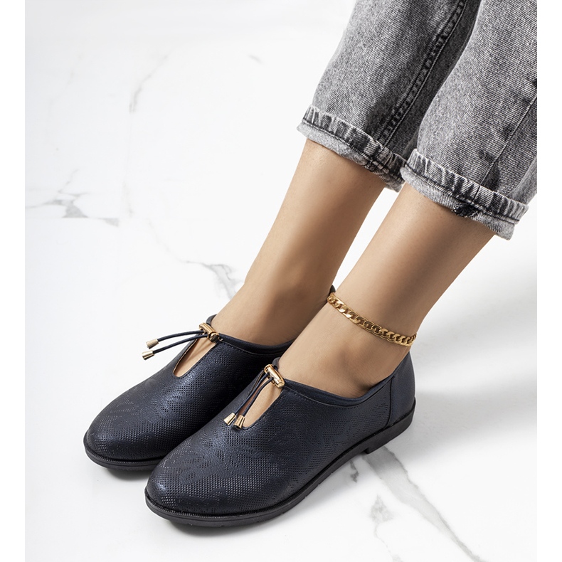 Scarpe da donna blu navy Bech 1