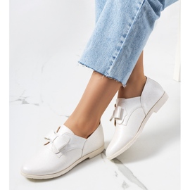 Francesine bianche con fiocco Korner bianco 1