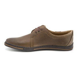 Polbut Scarpe da uomo in pelle 343 marrone 1