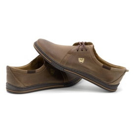 Polbut Scarpe da uomo in pelle 343 marrone 3