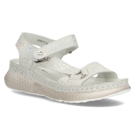 Sandali in pelle Filippo DS3517/22 Si argento 1