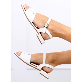 Sandali con tacco basso Iona White bianco 1