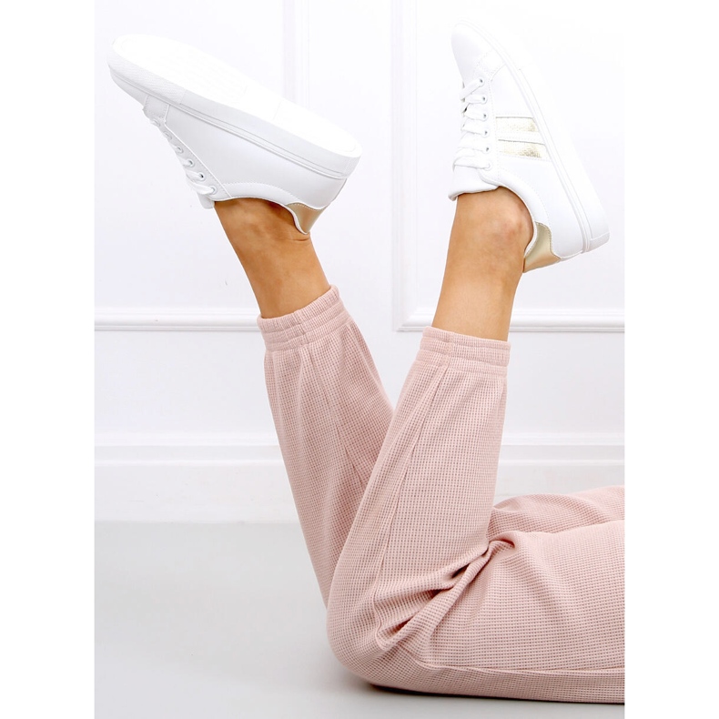 Sneakers da donna Xina BIANCO / ORO bianca d'oro 1
