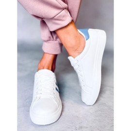 Sneakers da donna Xina BIANCO / VERDE blu 1