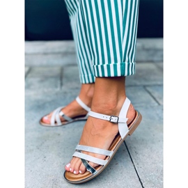 Sandali da donna Celia White bianca 1