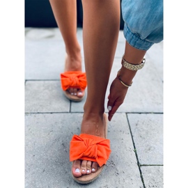 Espadrillas con fiocco Viola Arancio arancia 1