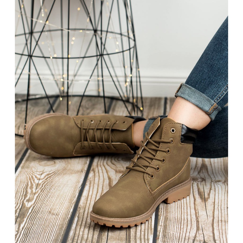 Seastar Stivali da donna Trapper marrone verde 1