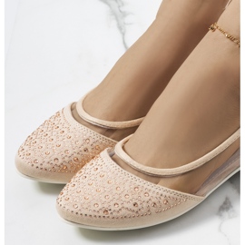 Ballerine Marx semitrasparenti beige 2