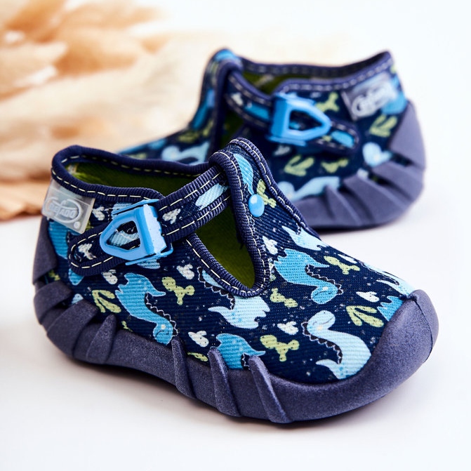 BEFADO S.A. Scarpe Pantofole Befado Dinosaurs 110P448 Blu Navy 2