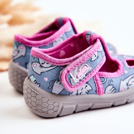 BEFADO S.A. Scarpe Ciabatte Befado Cats 533P014 Blu-Rosa 2