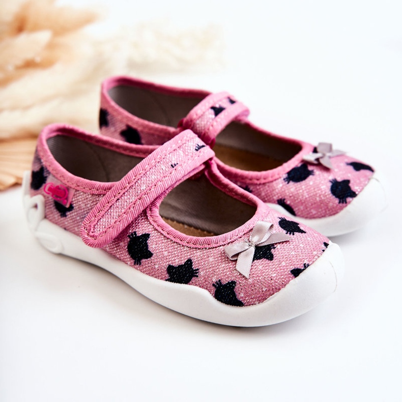 BEFADO S.A. Ballerine per bambini Befado con fiocco 114X480 Rosa 2