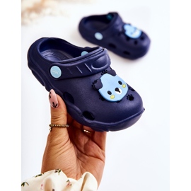 BEFADO S.A. Ciabatte per bambini Kroks Miś Befado 159X110 Blu navy 1