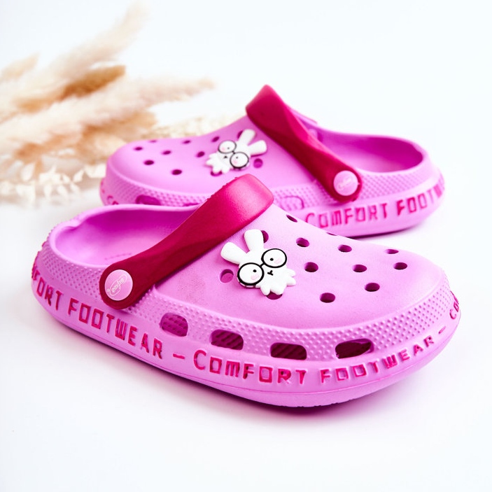 BEFADO S.A. Pantofole per bambini Kroks Rabbit Befado 159Y106 rosa 1