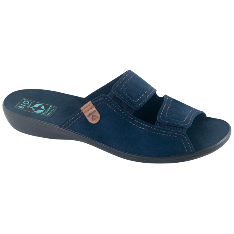 Adanex Ciabatte da donna BIO Nature 26027 Blu navy 1