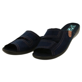 Adanex Ciabatte da donna BIO Nature 26027 Blu navy 3