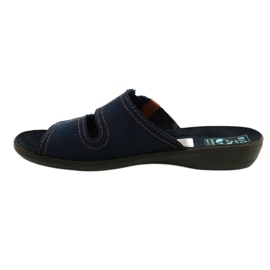 Adanex Ciabatte da donna BIO Nature 26027 Blu navy 2