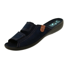 Adanex Ciabatte da donna BIO Nature 26027 Blu navy 4