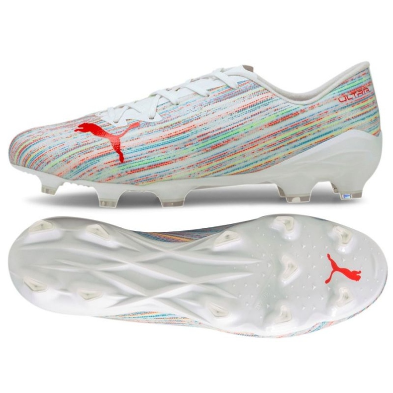 Scarpe da calcio Puma Ultra 2.2 Fg Ag M 106343 04 multicolore bianco 1