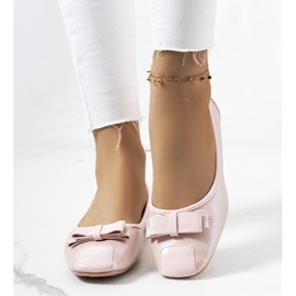 Ballerine Rikke rosa scintillanti 1