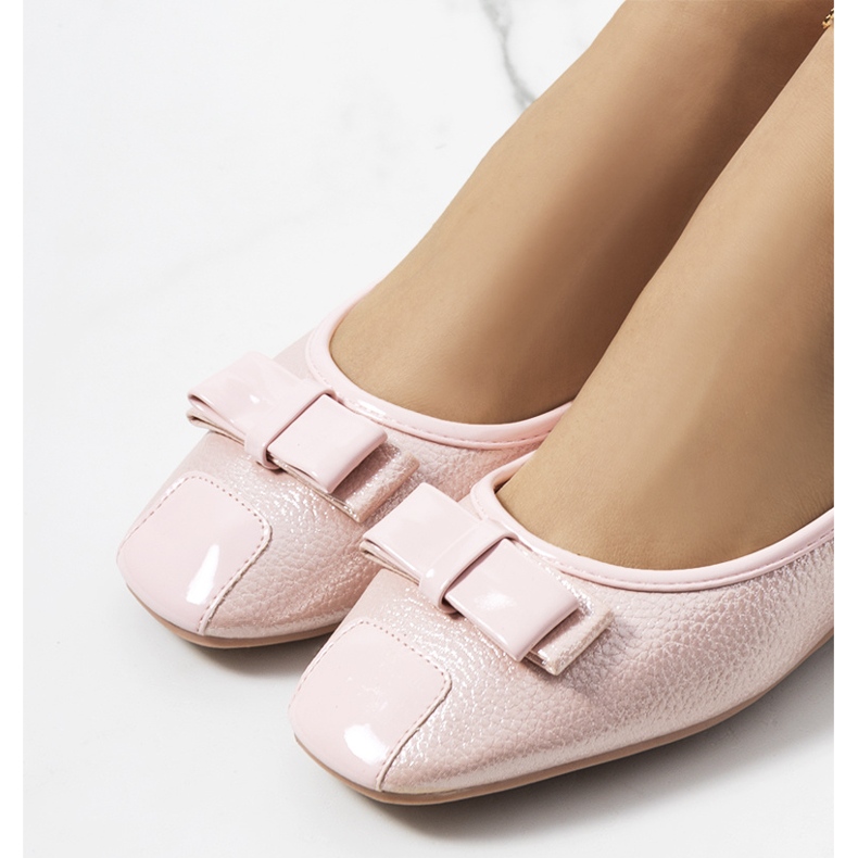 Ballerine Rikke rosa scintillanti 2