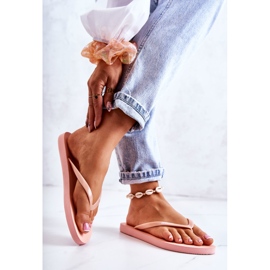 Infradito da donna Big Star JJ274A386 Nude beige rosa 1