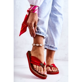 Infradito Materiale Donna Big Star JJ274A349 Rosso 1