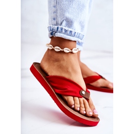 Infradito Materiale Donna Big Star JJ274A349 Rosso 2